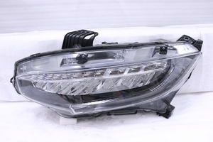 29-1639★美品★LED FK7 シビック TYPE-R★左ヘッドライト KOITO 100-18661 打刻:J1 ASSY ブラック 純正★ホンダ (YM)