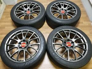 【美品】19インチ 8.5J +32 & 9.5J +37 PCD120 BBS RE-V RE044 RE045 鍛造 PFS レクサス LS460 LS600h BMW 3/5シリーズ RS RF RI LM RG RZ