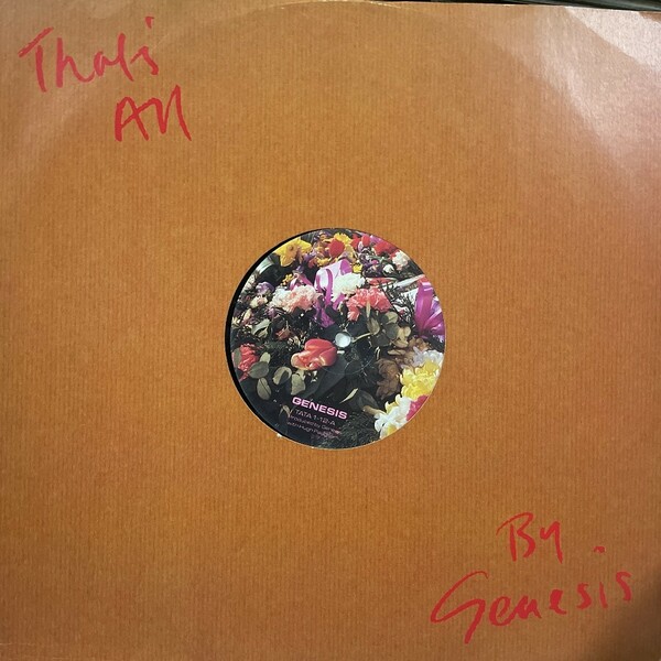 ジェネシス GENESIS / That's All 輸入盤12インチレコード