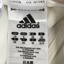 日本製★adidas★長袖ジップアップジャケット/ブルゾン【レディースM/ホワイト/白】ジャージ◆BG819-B_画像5