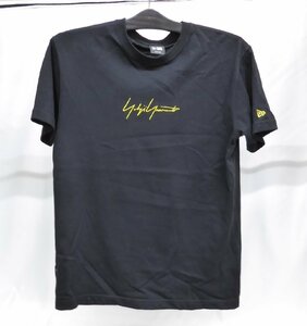 NEW ERA × YOHJI YAMAMOTO 刺しゅうロゴTシャツ SIZE:M メンズ △WF2116