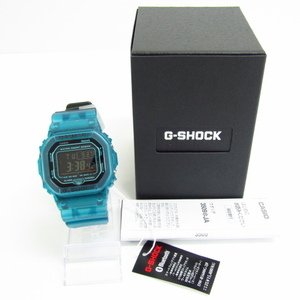 未使用 CASIO G-SHOCK カシオ G-ショック DW-B5600G-2JF Bluetooth対応 デジタル腕時計 ▼AC23388