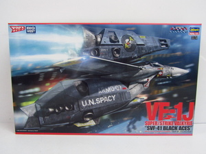  Hasegawa 1/48 VF-1J super / Strike bar drill -*SVF-41 black e Ise s~ not yet constructed goods plastic model used *TY11826