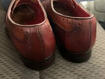 トリッカーズ×ラクアアンドシー　Tricker's×ACQUER　別注　M7417　ツートン　コードバン　ダービーシューズ　靴　７-5　used 美品_画像4