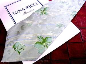 ●1996●良品●ニナリッチ【NINA RICCI】【花】ネクタイ