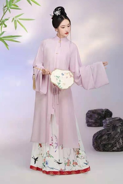 中華漢服「花鳥」 2点 セット