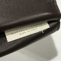 【BOTTEGA VENETA】長財布 ボッテガヴェネタ レザー ブラウン 無地 コインケース付 143305V0013 イタリア製 ts202209_画像8