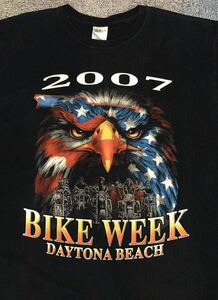 2007 Bike Week Tシャツ バイクウィーク　フロリダ　アメリカ　ビンテージ　ストリート　スケート　古着　アメカジ