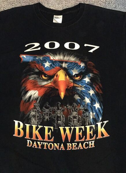 2007 Bike Week Tシャツ バイクウィーク フロリダ アメリカ ビンテージ ストリート スケート 古着 アメカジ