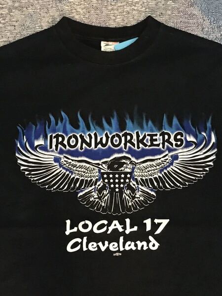 Ironworkers Tシャツ アイアンワーカー アメリカ ビンテージ USA ストリート スケート バイカー 古着 アメカジ