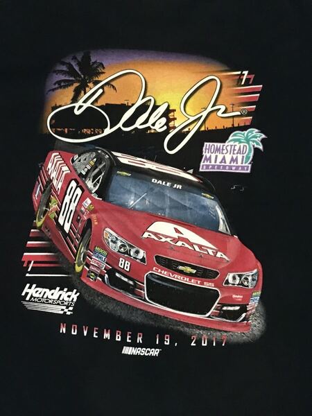 Nascar Tシャツ デールJR ナスカー レーシング レース アメリカ ビンテージ ホットロッド ストリート スケート 古着 アメカジ