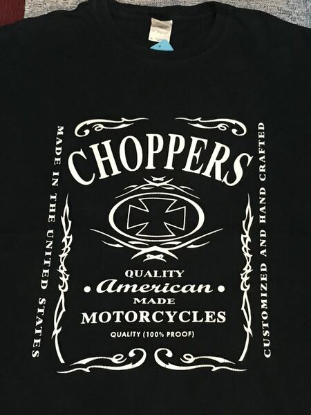 Choppers Tシャツ チョッパー　バイク　バイカー　アメリカ　ビンテージ　カスタム　ホットロッド　ストリート　スケート　古着　アメカジ