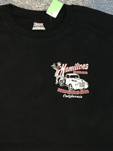 Hamiltons Diner Tシャツ ハミルトン　ダイナー　アメリカ　USA ホットロッド　ストリート　ビンテージ　古着　アメカジ