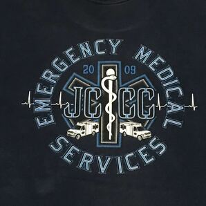 JCCC Emergency Medical Services Tシャツ 救急　アメリカ　ビンテージ　医療　ストリート　スケート　古着　アメカジ