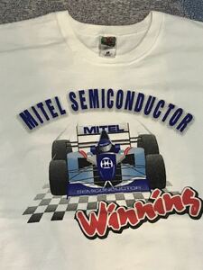 Mitel Semiconductor Tシャツ 回路　チップ　アメリカ　USA インディ　レーシング　レース　ホットロッド　マッスルカー　西海岸　古着