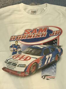 Nascar Tシャツ ナスカー　サムホーニッシュジュニア　レーシング　アメリカ　レース　インディ　古着　アメカジ　マッスルカー