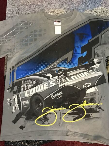 Nascar Tシャツ 全面 プリント ジミージョンソン レーシング アメリカ ビンテージ ナスカー マッスルカー V8 古着 アメカジ