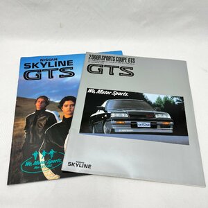 ★NISSAN SKYLINE GTS 日産 スカイライン 自動車カタログ 2冊セット 送料無料 中古品 4/091412h★