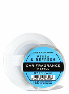 ☆Bath&Body Worksのカーフレグランス　レフィル／RENEW＆REFRESH☆彡【新品未使用】