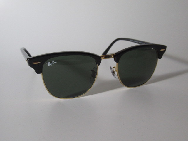 Ray Ban ORB3016- クラブマスター レイバン サングラス W0365 G-15 グリーンレンズ 新品・未使用品 51サイズ