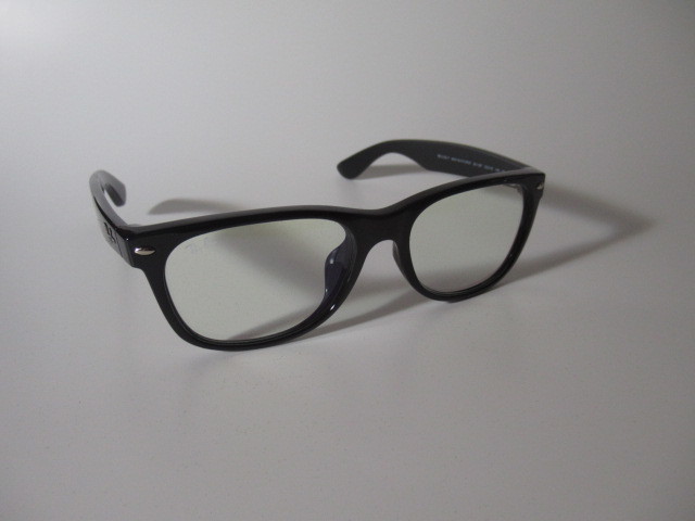 Ray Ban ORB2132F-31 NEW WAYFARER レイバン サングラス 901/BF クリアレンズ 新品・未使用品 55サイズ