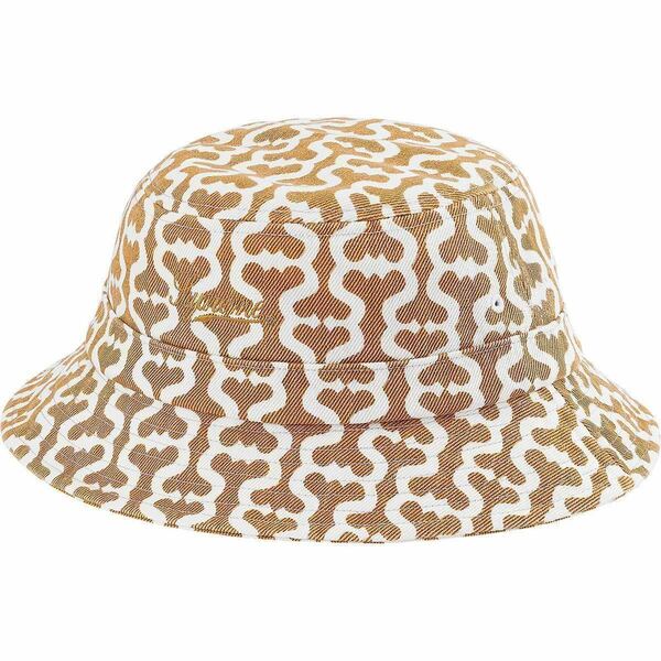 24SS SALE supreme twill crusher tan monogram S/M hat ハット クラッシャー small medium box logo sticker 国内正規品 帽子 cap 