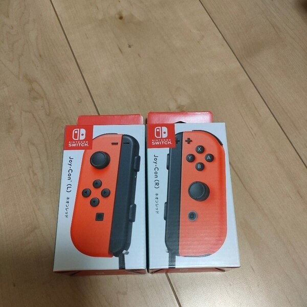 任天堂Switch Joy-Con ネオンレッド Joy-Con (L)(R) セット 新品未開封 送料無料