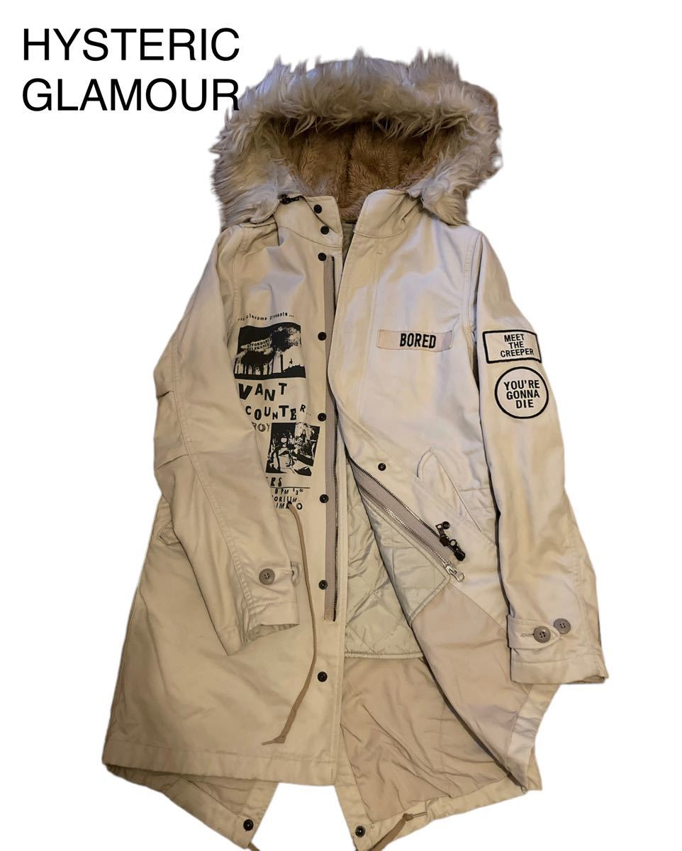 HYSTERIC GLAMOUR ヒステリックグラマー モッズコート コート ファック