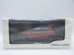 1/30 トヨタ 新型カローラスポーツ COROLLA SPORT カラーサンプル 非売品 ミニカー スカーレットメタリック