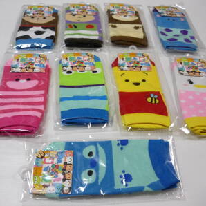【送料無料】衣類 靴下 9足セット ディズニー TSUM TSUM -ツムツム- カラフル靴下 ソックス サイズ 19~24