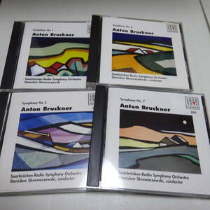 スクロヴァチェフスキ ブルックナー 交響曲1,3,5,7番 国内盤 バラ4枚セット