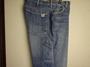 USED美品☆Abercrombie&Fitch☆ヴィンテージ USA製☆ジッパーフライデニムペインターＰＡＮＴ☆Ｗ３4♪