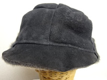 ほぼ未使用品☆OWEN BARRY☆ＭＡＤＥ　ＩＮ　ＵK☆REAL SHEEPSKIN☆耳あて付きＣＡＰ☆サイズ？♪_画像3