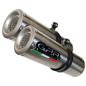  Italy GPR / M3 titanium two pipe out slip-on muffler public road specification / Yamaha YAMAHA YZFR1 YZF-R1 2009-2014