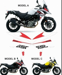 グラフィック デカール ステッカー 車体用 / スズキ V-STROM Vストローム 650 2017- / EASY