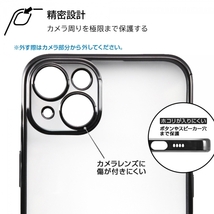 iPhone 14 Plus 耐衝撃 高透明 クリア TPU ソフト ケース カバー ジャケット META Perfect 超精密設計 カメラ周保護_画像5