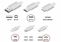 ScR 3in1 USBケーブル ブラック 3本セット 1.2m (ライトニング/TypeC/Micro USB端子) 充電コード 2.4A 3台同時給電可能 iPhone/Android 23_画像4