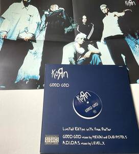 未使用 限定盤 レコード KORN GOOD GOD Limited Edition With Poster UNPLAYED