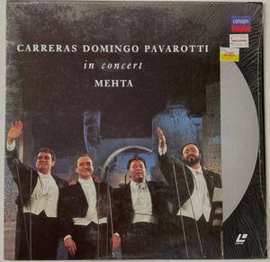 カレーラス ドミンゴ パヴァロッティ レーザーディスク CARRERAS DOMINGO PAVAROTTI IN CONCERT LASERDISC The Three Tenors 7 July 1990