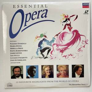 オペラの本質 ESSENTIAL OPERA レーザーディスク PLCIDO DOMINGO Maria Ewing MIRELLA FRENI Rain Kawbaivanska JAMES LEVINE Leo Nucci