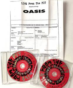  не продается * OASIS Live From The Pit RADIO SHOW CD PROMO или sis очень редкий запись 2 листов комплект 1996 год трудно найти 