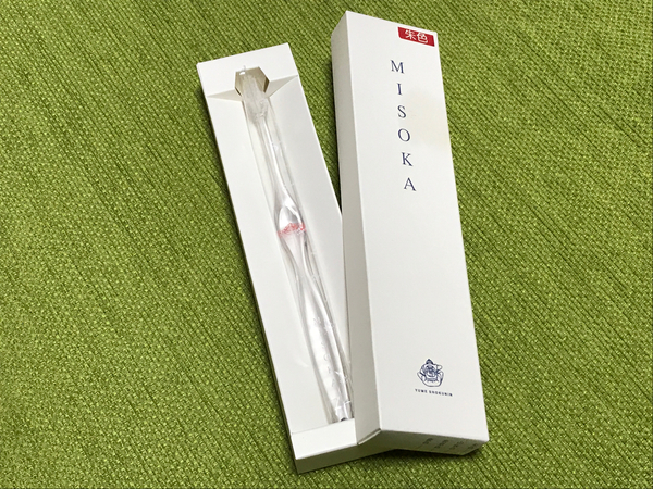 MISOKA 夢職人 魔法の歯ブラシ M 普通 サイズ 1本 歯磨き ノテク 口内環境 口臭予防 口臭対策 歯ツルツル 歯垢除去 朱色