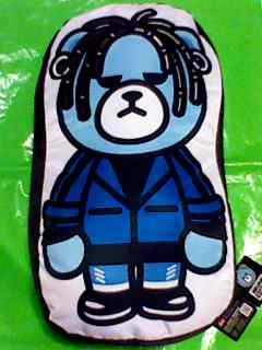 【新品タグ付き】BIGBANG KRUNKベア　ダイカットクッション５種 8月30日（水）より『KRUNK×BIGBANG』のアミューズメント施設専用