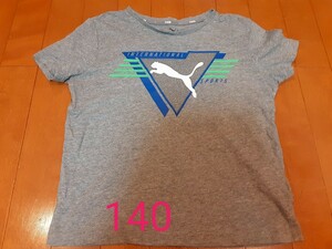 使用回数少 軽い! PUMA プーマ Tシャツ 半袖 140サイズ ボーイズ 