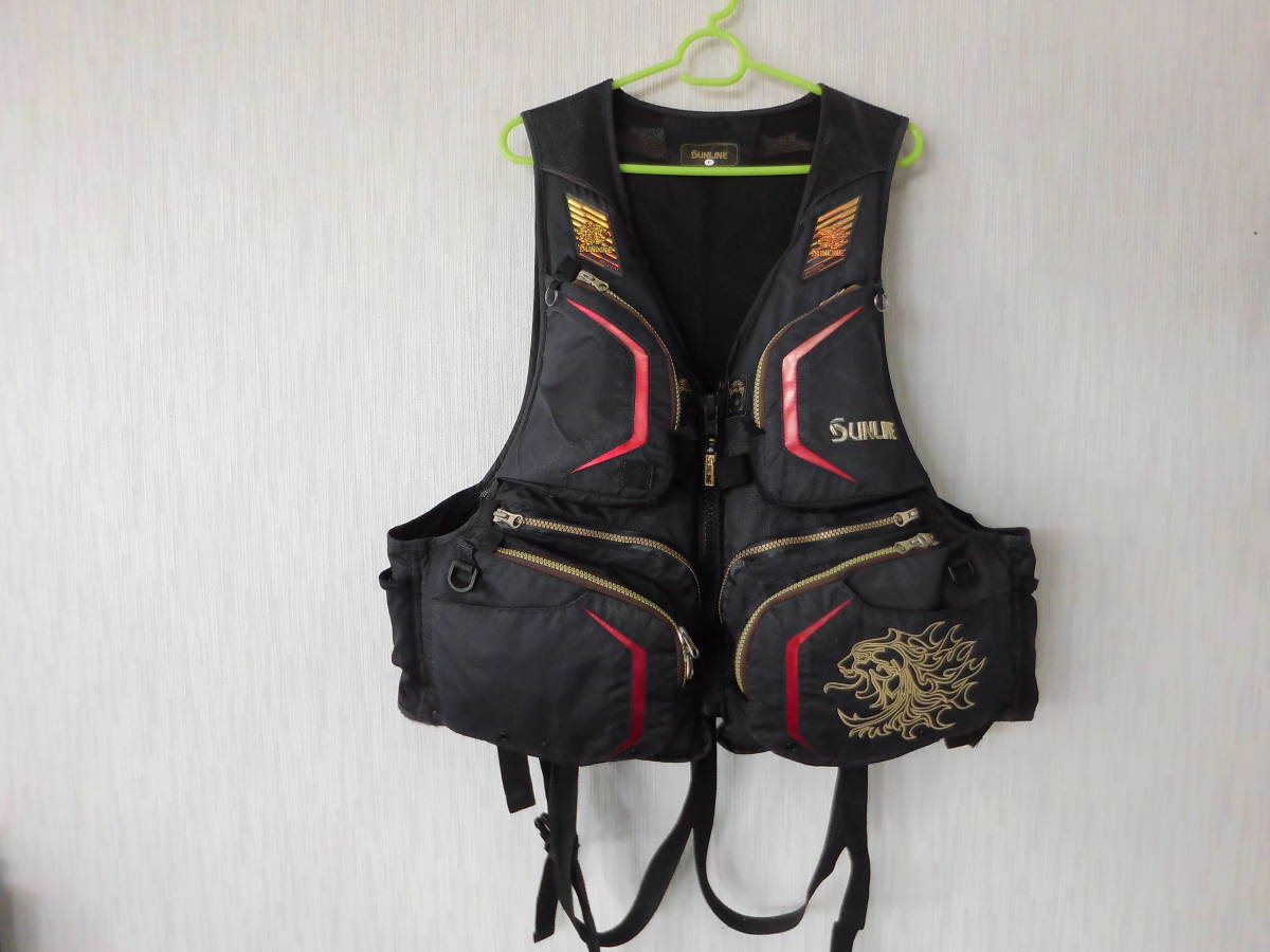 価格 釣武者 Mushaフェイスコーデュラフローティングベスト 希少LL(XL