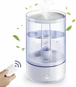 Gocheer 最新版 加湿器 超音波式 6L大容量 卓上加湿器 LEDライト 空焚き防止 アロマ対応