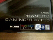 新品 ASRock Z490 Phantom Gaming-ITX/TB3 Mini-ITX マザーボード_画像2
