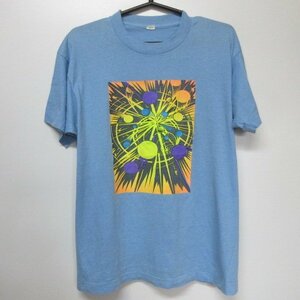 90s USA製 Tシャツ　XL 水色　ボール　スクリーンスターズ　50/50 ヴィンテージ　アメリカ古着　sy2477