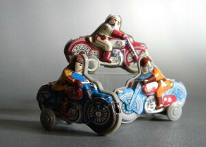  out of print limitation ** Mini tin plate 3 pcs single car bike!! Meiji confectionery extra gift motorcycle old car Indian INDIAN**[ outside fixed form /LP possible ] condition excellent 