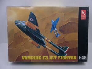 ☆IT2222 HOBB CRAFT 1/48 Vampiire HCI549 Jet Fighter